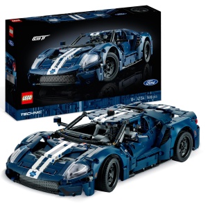 Set de Constructie LEGO Technic Ford GT 2022, 112, 1466 piese, culoare albastru