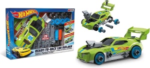 Set de Constructie Masina de Curse Hot Wheels cu 29 Piese, Personalizabil
