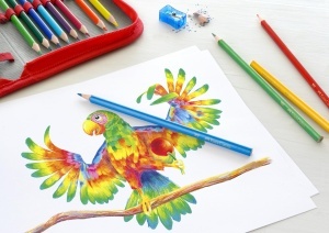 Set de creioane colorate Faber-Castell Ergonomics, 18 culori, 175 mm - Img 6