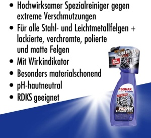 Set de curatare SONAX Xtreme pentru jante (500 ml) carpa de curatare (1 buc) - Img 4