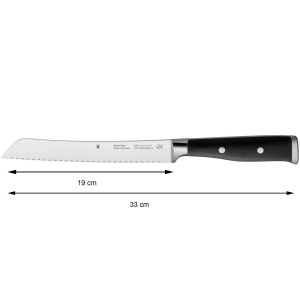 Set de cutite WMF Grand Class 5 bucati, fabricat in Germania, 5 cutite forjate, cutit de bucatarie, taietura de performanta, otel special cu lama - Img 6