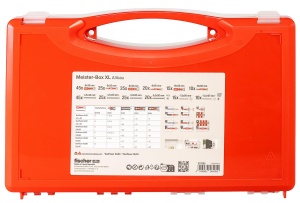 Set de dibluri si suruburi fischer Meister-Box XL, 280 piese, 6-10 mm, pentru renovari - Img 3