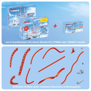Set de extensie PLAYMOBIL Sky Trails 4-in-1 cu Wellenbahn, Korkenzieher, S-Kurve si Kamikaze-Rutsche - Img 4