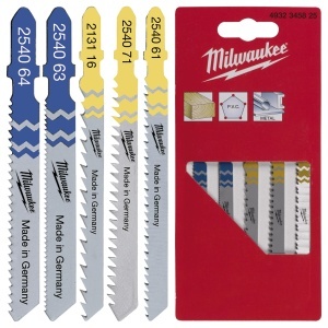 Set de fierastraie pentru lemn si metal Milwaukee, 5 piese, cod 4932345825