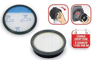 Set de filtre Rowenta ZR904301 pentru aspiratoare | fara geanta | pentru Swift Power Cyclonic | Gri - Img 1