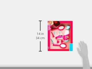 Set de Frisare pentru Copii Theo Klein 5790 cu Uscator de Par si Accesorii Barbie - Img 3