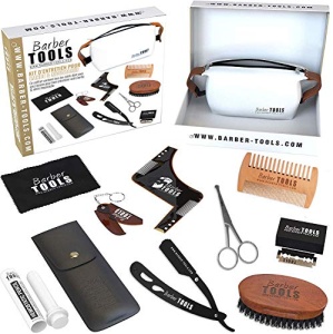 Set de ingrijire pentru barba - Beard Box, kit complet cu accesorii profesionale