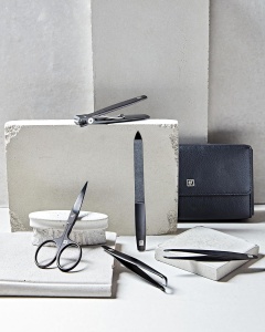 Set de ingrijire ZWILLING 5 piese, etui din piele neagra, instrumente din otel inoxidabil - Img 2