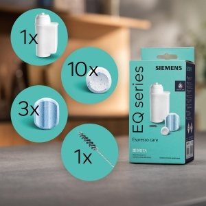 Set de intretinere pentru espresoare Siemens TZ80004A, 10 tablete de curatare, 1 filtru de apa - Img 2