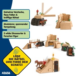 Set de Joaca Dino Schleich 42656 169 Piese Dino Tempel-Eroberung - Img 3