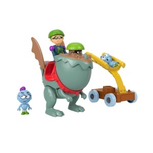 Set de Joaca Fisher-Price HGP55 - Cavaler cu Dragon si Catapulta, pentru copii de la 3 ani