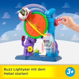 Set de joaca Fisher-Price Imaginext Toy Story Pizza Planet cu Buzz Lightyear si alieni - Img 3