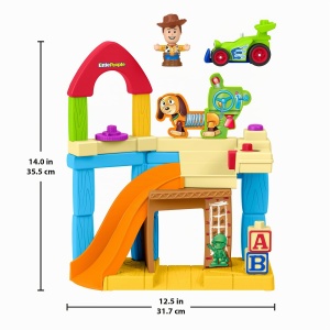 Set de Joaca Fisher-Price Little People - Camera lui Andy, cu Figurina Woody si Masinuta RC - Img 7