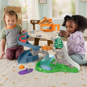 Set de Joaca Fisher-Price Little People cu Peisaj Montan, 46 cm, 6 Figurine - Img 2