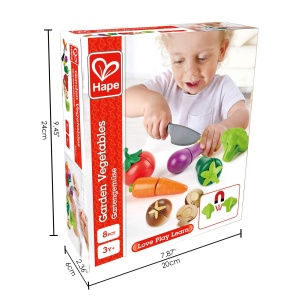 Set de Joaca Hape E3161 Legume Colorate Accesorii pentru Bucatarie Recomandat 3 - Img 5