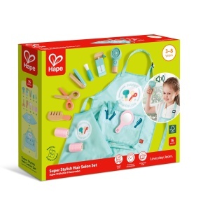 Set de joaca Hape Friseursalon pentru copii accesorii sigure ideal de la 3 ani - Img 2