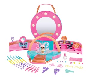 Set de Joaca L.O.L. Surprise Hair Beads cu Pupa, 100 Perle si Accesorii