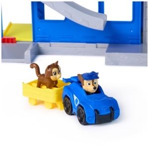Set de Joaca PAW PATROL Quartier de Salvare cu 3 Figurine si Masina, 30 cm - Img 9