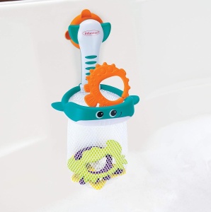 Set de joaca pentru baie Infantino 315130-00 cu Orca si 8 cupa colorate - Img 6