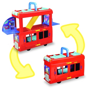 Set de Joaca Peppa Pig Autobuz de Petrecere 2-in-1, 3 Figurine, 13 Accesorii - Img 3