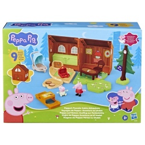 Set de Joaca Peppa Pig - Excursie la Cabana cu 2 Figurine si 6 Accesorii - Img 2