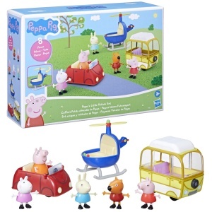 Set de Joaca Peppa Pig F94235L1 cu 3 Vehicule si 5 Figurine pentru Copii - Img 9