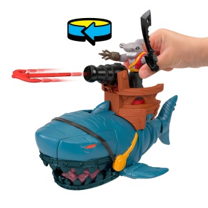 Set de joaca pirati Fisher-Price Imaginext Hai vs Crocodil JNB04 - Img 3