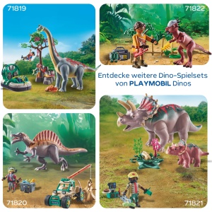 Set de Joaca PLAYMOBIL Dinos 72069 cu Quad, T-Rex Baby si Brachiosaurus Baby - Img 6