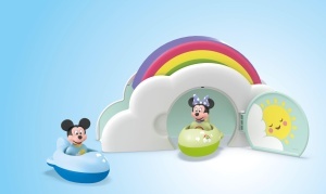Set de Joaca PLAYMOBIL JUNIOR Disney Micky si Minnie, 16 piese, din plastic biobazat - Img 3