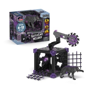 Set de Joaca Schleich BattleCave Schattentiger 42739, 27 Piese, Modular