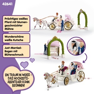 Set de Joaca Schleich - Caleasca de Nunta cu 106 Piese, pentru Copii de la 5 Ani - Img 3