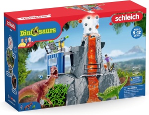 Set de Joaca Schleich Dinosauri - Expeditia Mare a Vulcanului, 60 piese, pentru copii de la 3 ani - Img 11