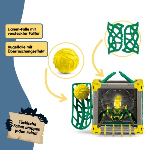 Set de Joaca Schleich ELDRADOR Battle Cave cu Tarantula de Jungle, 28 Piese - Img 4