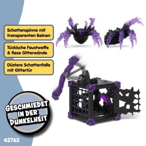 Set de Joaca Schleich ELDRADOR BattleCave Schattenspinne 42765, 33 Piese - Img 3