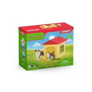 Set de joaca Schleich - Hundehutte 42573, 9 piese, pentru copii de la 3 ani - Img 6