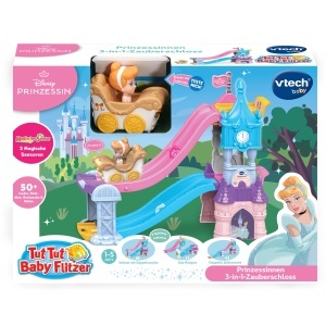 Set de Joaca VTech Tut Tut Baby Flitzer - Prinzessinnen 3-in-1 cu Cinderellas Hochzeitskutsche - Img 7