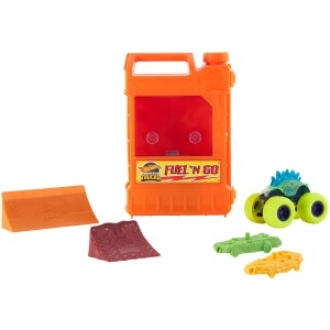 Set de joc Hot Wheels Monster Trucks - Motosaurus 164, Stunt Arena, 2 masini incluse - Img 2