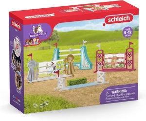 Set de joc Schleich Horse Club - 30 piese, accesorii pentru obstacole, pentru copii de la 5 ani - Img 7