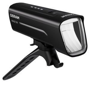 Set de lumini LED pentru bicicleta OSRAM LEDsBIKE Race 50, 50 Lux, reincarcabil, 3 niveluri de intensitate - Img 4