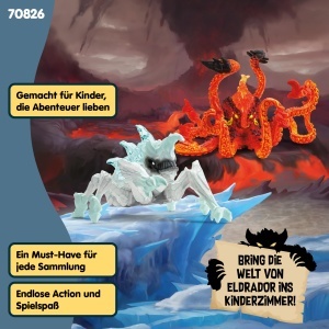 Set de lupta schleich ELDRADOR Eiskafer vs. Feuerkrake, 2 piese, 7 ani - Img 7