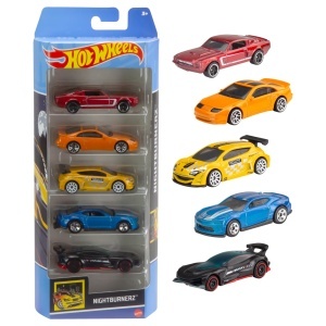 Set de Masini Hot Wheels, 5 Vehicule, Scara 164, Detalii Realiste - Img 3