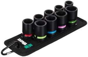 Set de Nuci Wera 05004580001 pe Textilgurt, 9 piese, 14 x 10 mm - Img 2