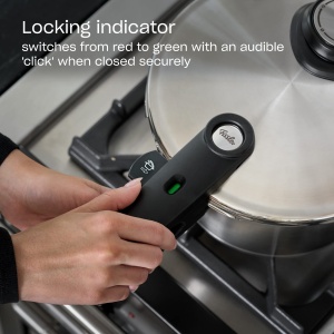 Set de oala sub presiune Fissler Vitavit Premium, 4 bucati (4,5 l - O 22 cm si tigaie rapida 2,5 l - O 22 cm) incl. capac metalic, insertie - inductie - Img 4