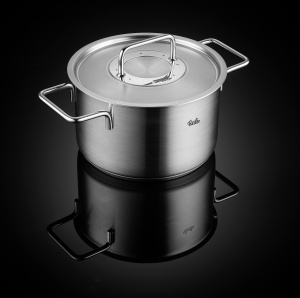 Set de Oale Fissler Pure Collection, 6 piese, inox, inductie, cu capac - Img 2