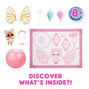 Set de Papusi L.O.L. Surprise Fairy Tots - Inclus 1 Papusa, 8 Stiluri, Culoare Roz - Img 2