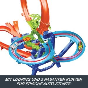 Set de Pista Hot Wheels cu Accelerare, Model JKJ78, Include 1 Masinuta, Pista cu Looping - Img 6