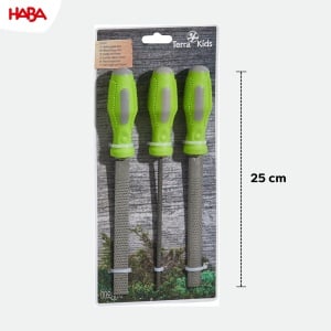 Set de Raspeli din Lemn HABA Terra Kids, 3 forme, ideal pentru copii de peste 7 ani - Img 3