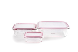 Set de recipiente alimentare IBILI 754750, 3 piese, capacitate 180 ml, 650 ml si 1500 ml - Img 2