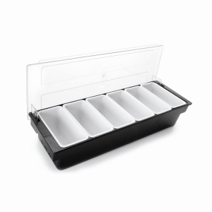 Set de recipiente condimente Lacor 61136 6 piese x 450 ml cu capac fabricat in Spania
