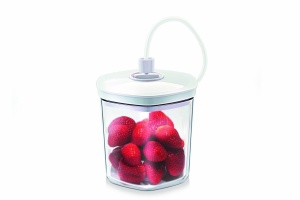 Set de recipiente in vid CASO, recipient spargator si sigur pentru masina de spalat vase,3 recipiente in vid pentru alimente sensibile la presiune si lichide,Potrivit pentru toate aparatele de etansare in vid CASO cu conexiune la furtun,stivuibile - Img 3